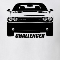 2013 Challenger Grill View With Model Name White T Shirt