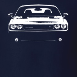 2013 Challenger Grill View Navy Blue T Shirt