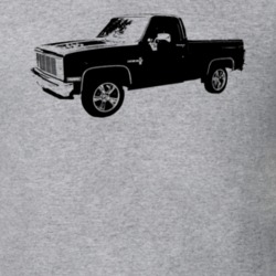1983 C10 K10 Side View Heather Grey T Shirt