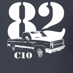 1982 C10 Pickup Truck Three Quarter View With Year And Model Name Char