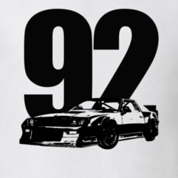1992 Camaro Three Quarter View With Year White T Shirt