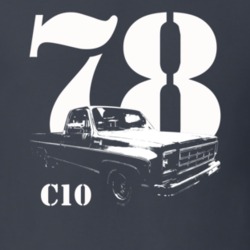 1978 C10 Pickup Truck Three Quarter View With Year And Model Name Char