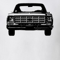 1980 C10 K10 Pickup Truck Grill View White T Shirt