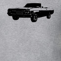 1970 Impala Three Quarter View Heather Grey T Shirt