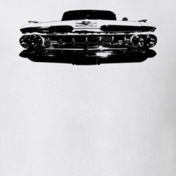 1959 Impala Grill View White T Shirt