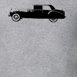 1938 Continental Side View Heather Grey T Shirt