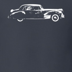1939 Continental Side View Charcoal Grey T Shirt