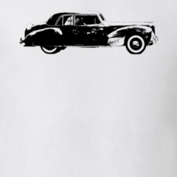 1940 Continental Side View White T Shirt
