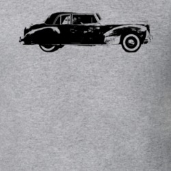 1941 Continental Side View Heather Grey T Shirt