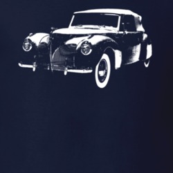 1941 Continental Three Quarter View Navy Blue T Shirt