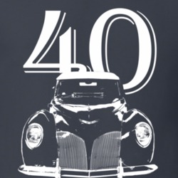 1940 Continental Grill View With Year Charcoal Grey T Shirt