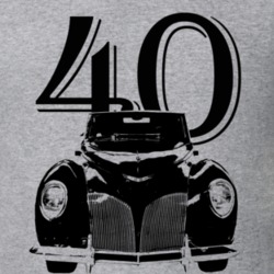 1940 Continental Grill View With Year Heather Grey T Shirt