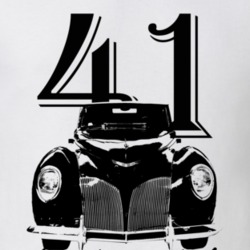 1941 Continental Grill Vew With Year And Model Name White T Shirt