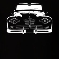 1942 Continental Grill View Black T Shirt