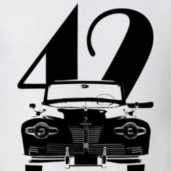 1942 Continental Zephyr Grill View With Year White T Shirt