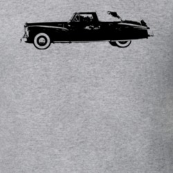 1942 Continental Side View Heather Grey T Shirt