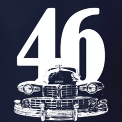 1946 Continental Grill View With Year Navy Blue T Shirt