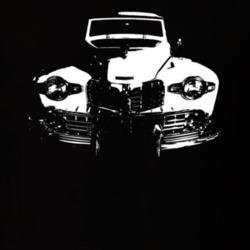 1947 Continental Grll View Black T Shirt
