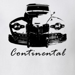 1947 Continental Grill View With Model Name White T Shirt
