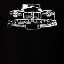 1948 Continental Grill View Black T Shirt