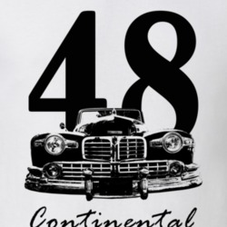 1948 Continental Grill View With Year And Model Name White T Shirt