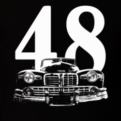 1948 Continental Grill View With Year Black T Shirt