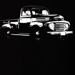 1948 Ford F68 F100 Three Quarter View T Shirt