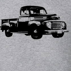 1948 Ford F68 F100 Three Quarter View T Shirt