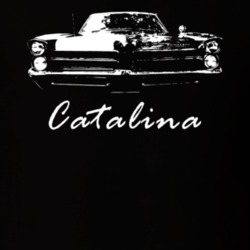 1965 Catalina Grill View With Model Name Black T Shirt