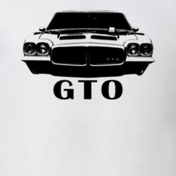 1971 Gto Grill View With Model Name White T Shirt