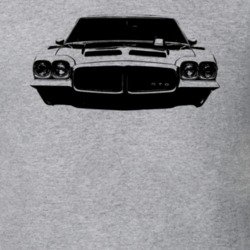 1971 Gto Grill View Heather Grey T Shirt