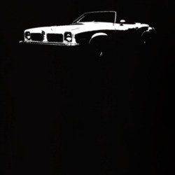 1973 Gto Three Quarter View Black T Shirt