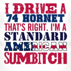 I Drive A 1974 AMC HORNET Standard American Sumbitch T Shirt
