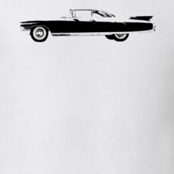 1960 Eldorado Side View White T Shirt