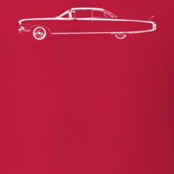 1960 Eldorado Side View Red T Shirt