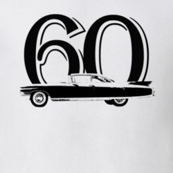 1960 Eldorado Side View With Year White T Shirt