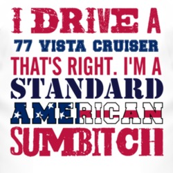 I Drive A 1977 Oldsmobile Vista Cruiser Standard American Sumbitch T S