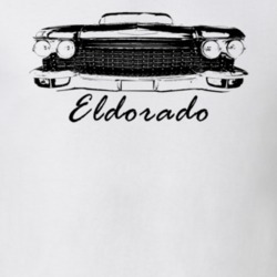 1960 Eldorado Grill View With Model Name White T Shirt