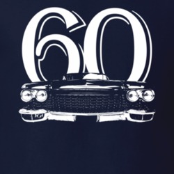 1960 Eldorado Grill View With Year Navy Blue T Shirt