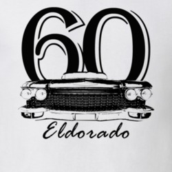 1960 Eldorado Grill View With Year And Model Name White T Shirt
