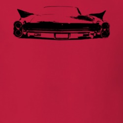 1960 Eldorado Rear View Faded Look Red T Shirt