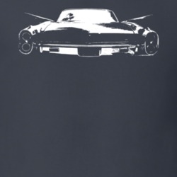 1960 Eldorado Rear View Charcoal Grey T Shirt