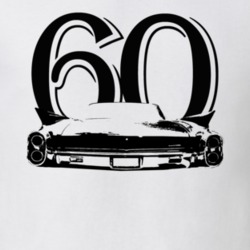 1960 Eldorado Rear View With Year And Model Name White T Shirt