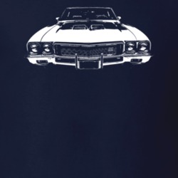 1972 Gran Sport Grill View Dark Color T Shirt