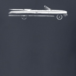 1961 Eldorado Side View Charcoal Grey T Shirt