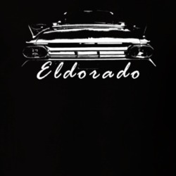 1961 Eldorado Rear View With Model Name Black T Shirt