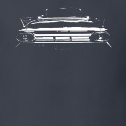 1961 Eldorado Rear View Charcoal Grey T Shirt