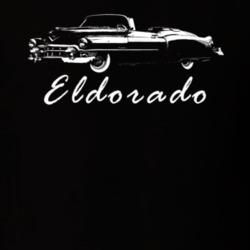 1952 Eldorado Side View With Model Name Black T Shirt