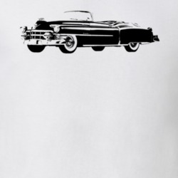 1953 Eldorado Threee Quarter Side View White T Shirt