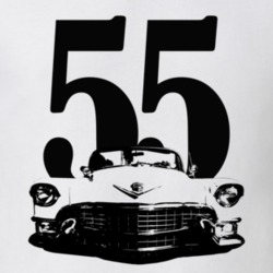 1955 Eldorado Grill View With Year White T Shirt